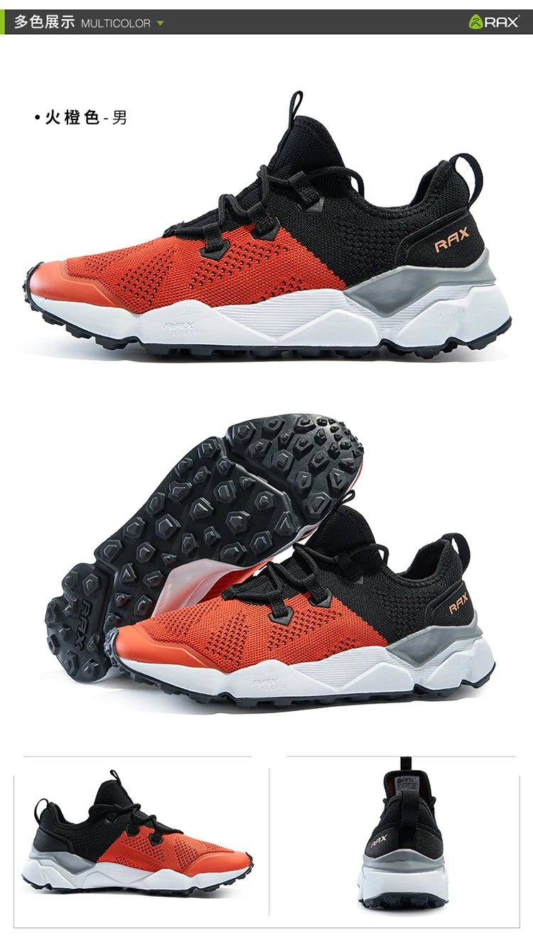 Rax, zapatillas para correr para hombre, zapatos transpirables para correr para mujer, zapatillas ligeras para hombre, zapatos de gimnasio para hombre, zapatos deportivos para exteriores, zapatos masculinos