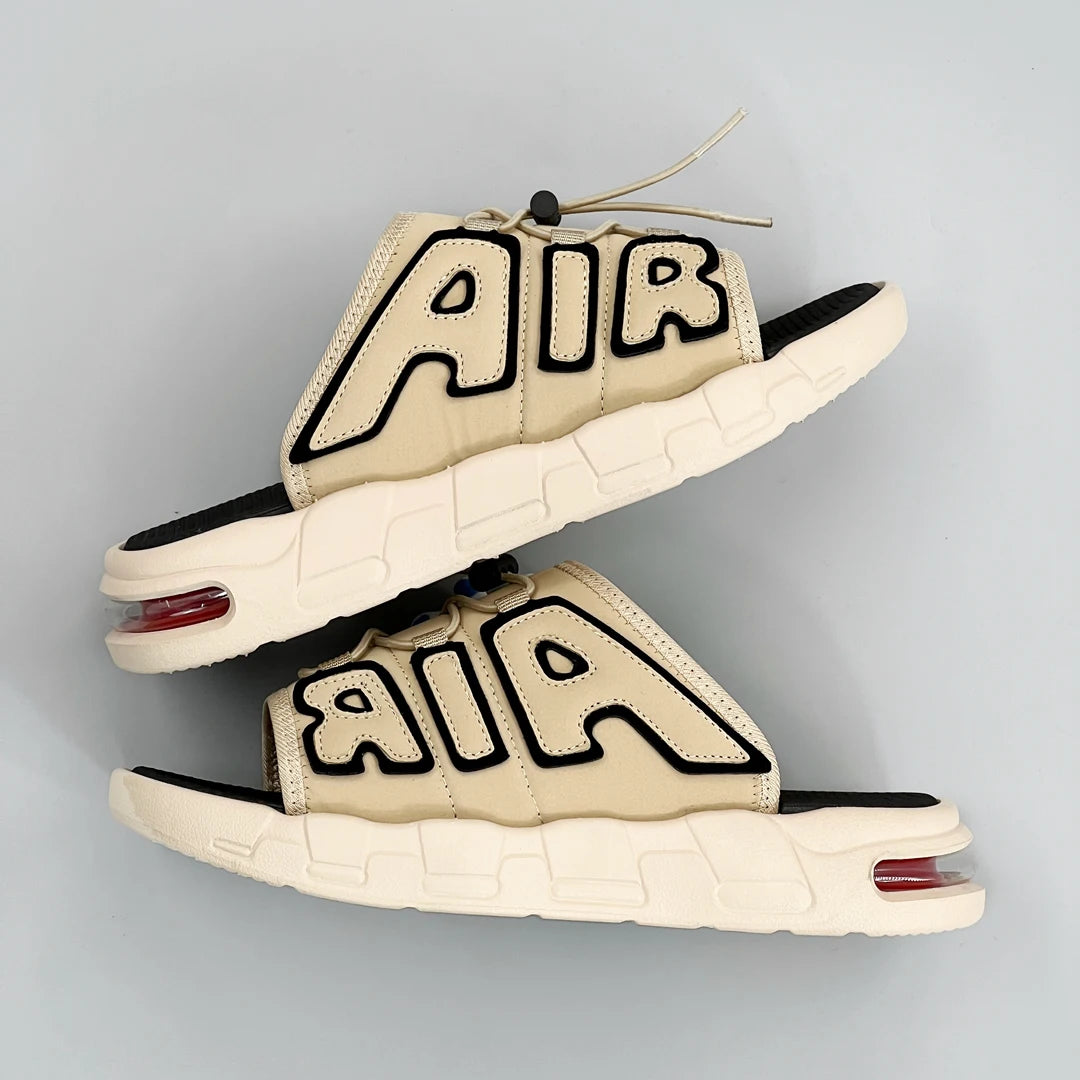 Zapatillas de Hombre con diseño de cojín de aire, novedad de verano, Zapatillas deportivas antideslizantes suaves de PVC para Hombre, Chanclas para Hombre