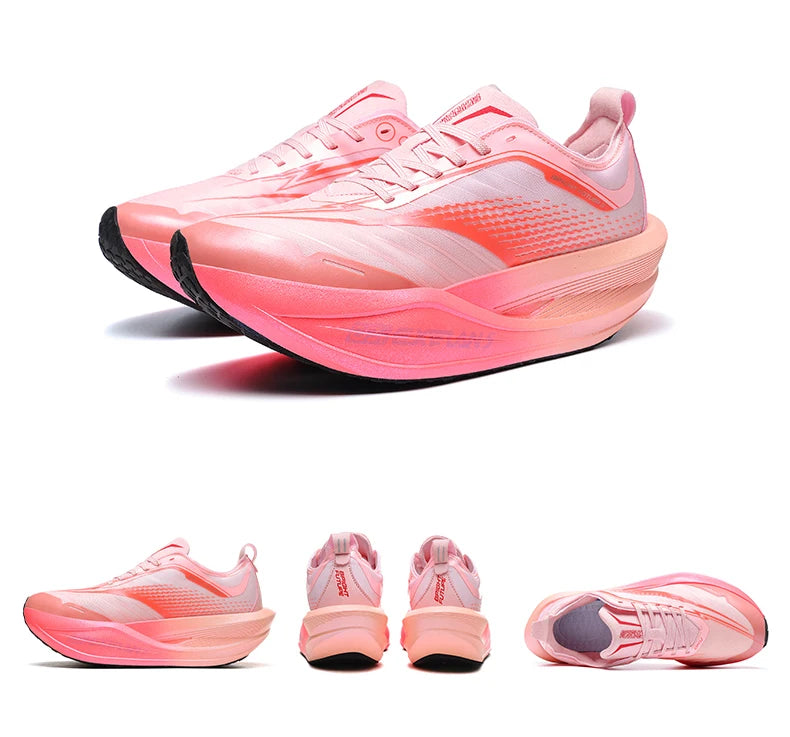 Zapatillas de Running para Hombre con Placa de Carbono, Ultraligeras, Transpirables, con Amortiguación, Antideslizantes, para Maratón, Carreras, Entrenamiento