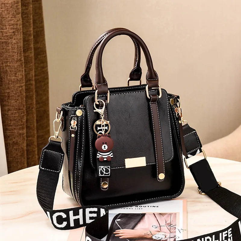 Bolso de mano de diseñador de marca de lujo para mujer, bolso de hombro de nueva tendencia a la moda, bolso cruzado Retro clásico, bolso cuadrado pequeño para ir al trabajo