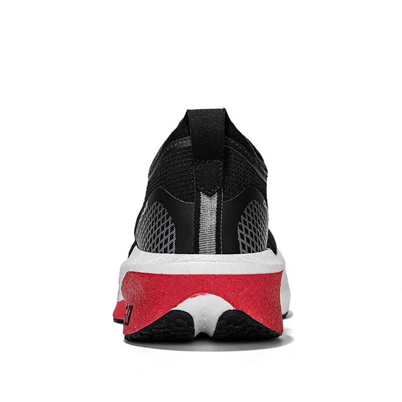 Zapatillas para correr para hombre, zapatillas deportivas para maratón con placa de carbono, transpirables, ligeras, cómodas, antideslizantes, deportivas especiales para mujer
