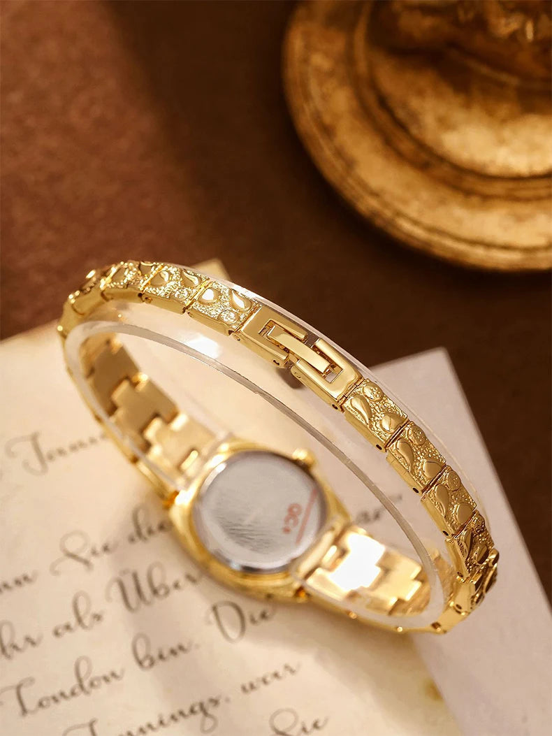 Relojes Bee Sister para mujer, novia, relojes de cuarzo para mujer, nicho de lujo, resistente al agua, reloj de pulsera elegante para mujer