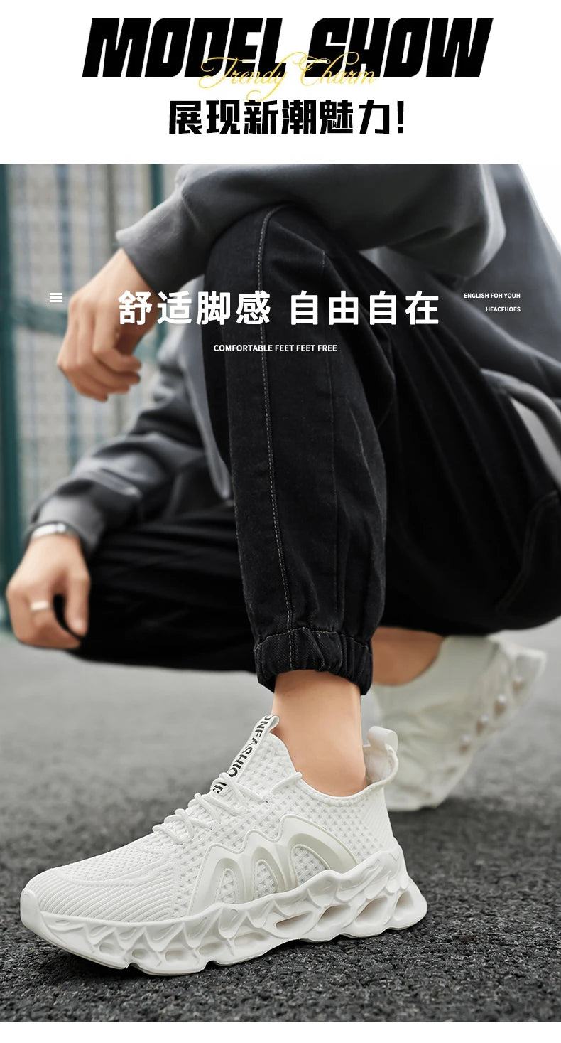 Zapatos de hombre, zapatillas de deporte informales para hombre, tenis, zapatos de lujo, zapatos de entrenamiento para carreras, zapatos transpirables, mocasines de moda, zapatos para correr para hombre