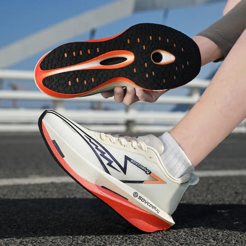 Zapatos Deportivos para Hombre, Transpirables, Versátiles, con Placa de Carbono que Absorbe Impactos, Zapatos Casuales Deportivos para Parejas