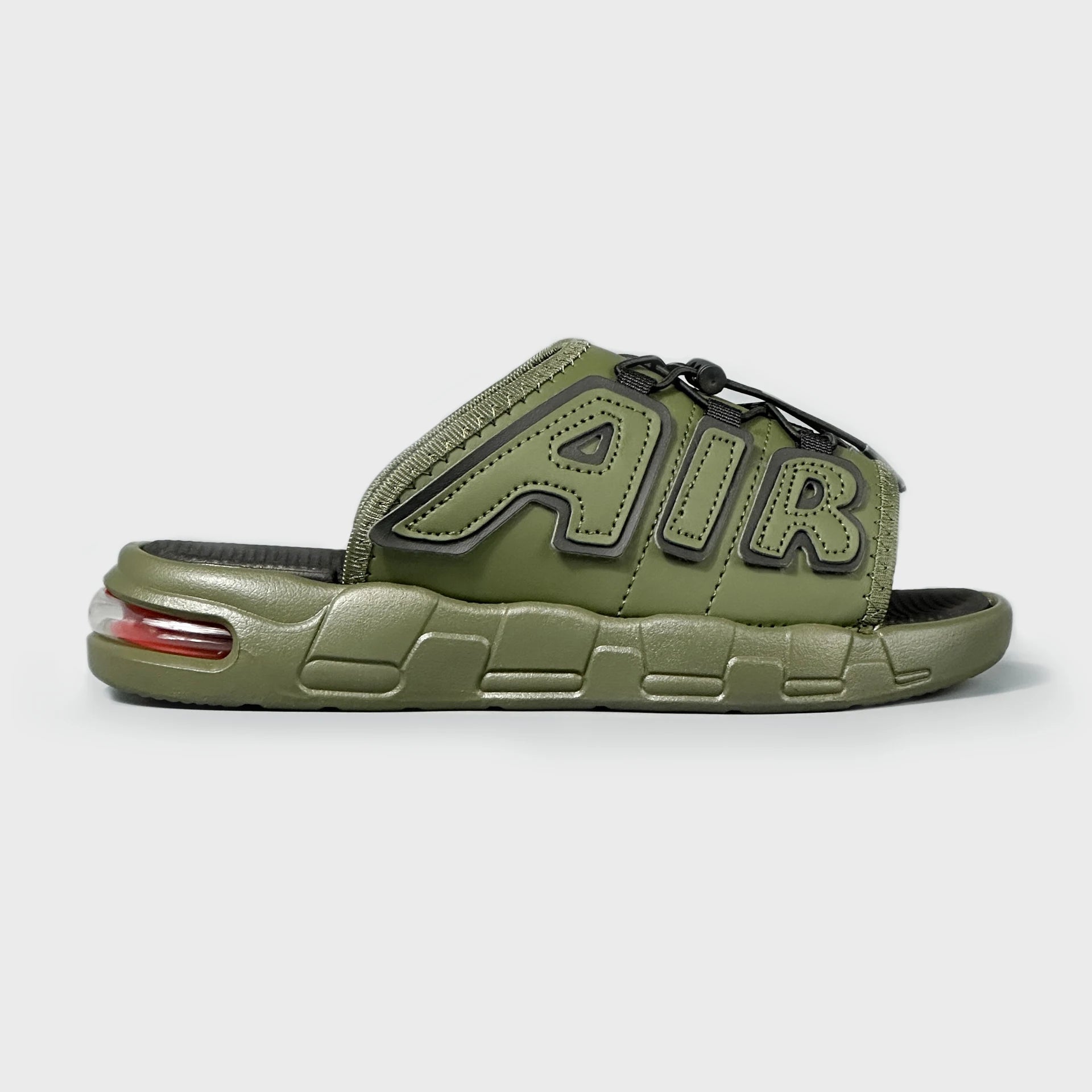 Zapatillas de Hombre con diseño de cojín de aire, novedad de verano, Zapatillas deportivas antideslizantes suaves de PVC para Hombre, Chanclas para Hombre