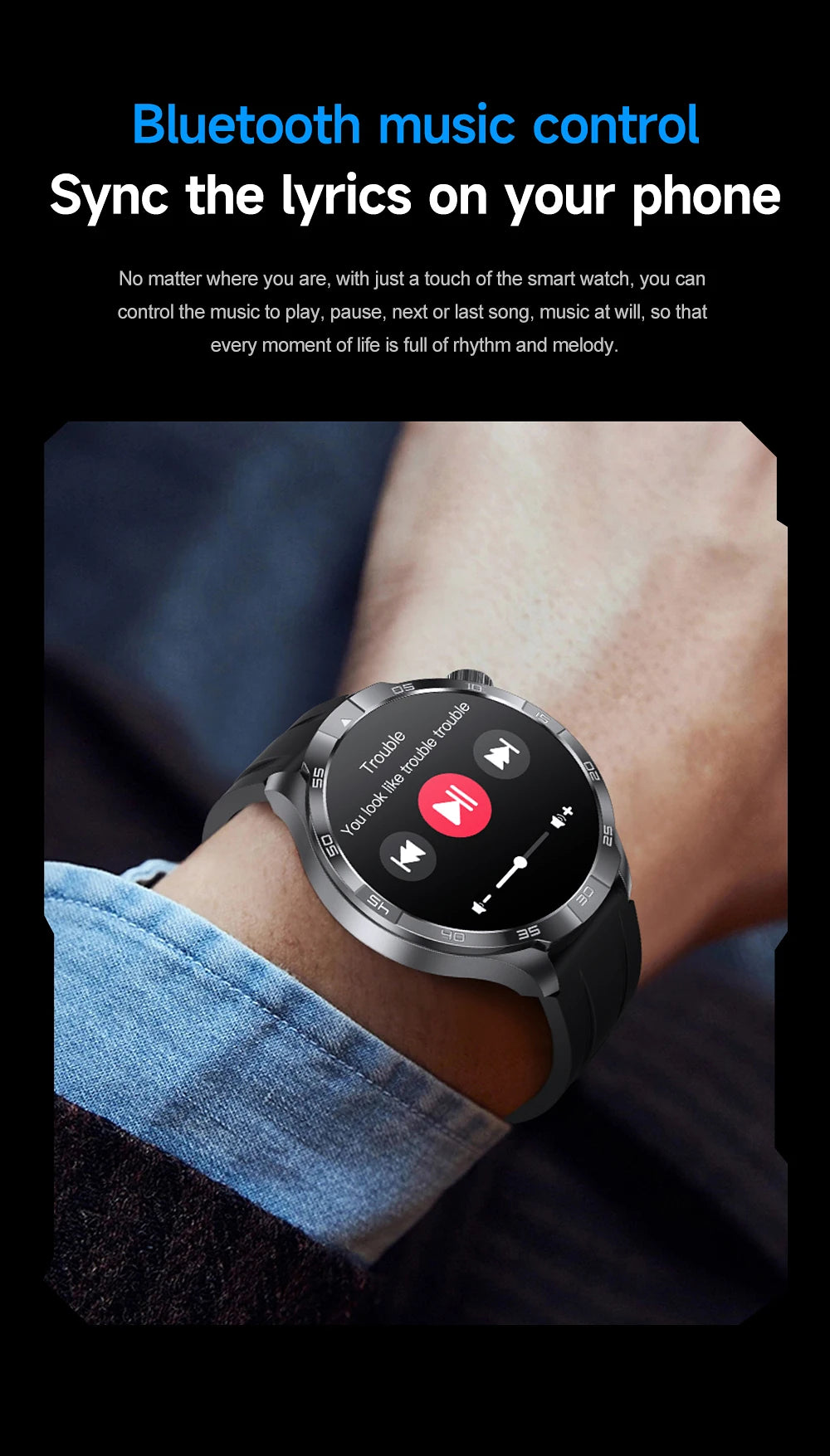 Smartwatch Deportivo con GPS y Brújula – AMOLED 1.85", NFC, IP68, Bluetooth 5.3, 14 Días de Batería