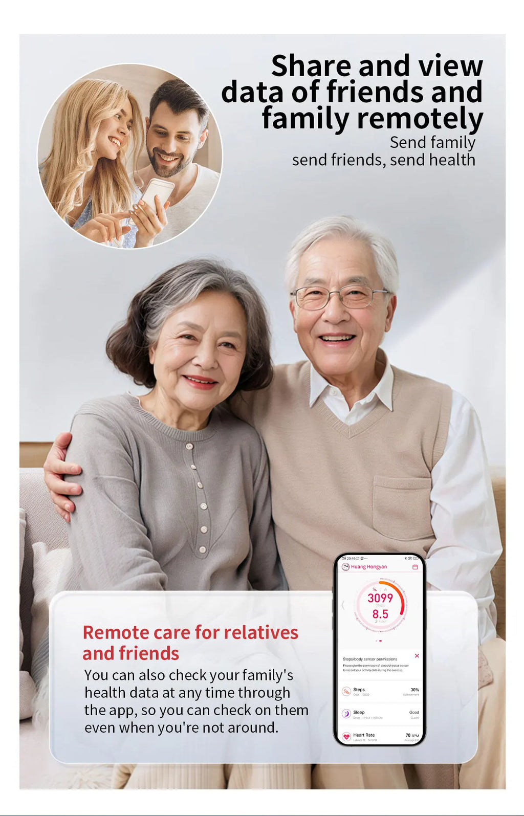 Nuevo Reloj Inteligente de Salud Nivel Hospitalario 2026 con Medición de Grasa Corporal, ECG, Oxígeno en Sangre, Presión Arterial, Pantalla AMOLED HD, Llamadas y Funciones Deportivas para Hombre