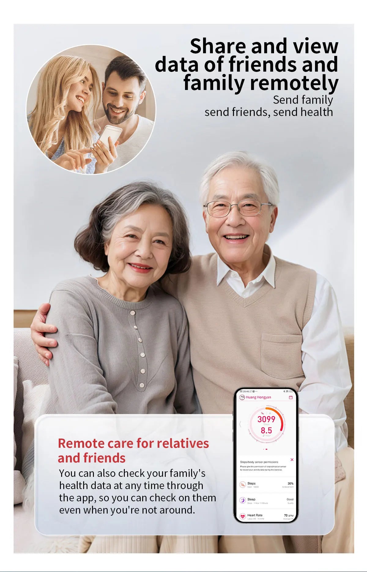 Nuevo Reloj Inteligente de Salud Nivel Hospitalario 2026 con Medición de Grasa Corporal, ECG, Oxígeno en Sangre, Presión Arterial, Pantalla AMOLED HD, Llamadas y Funciones Deportivas para Hombre
