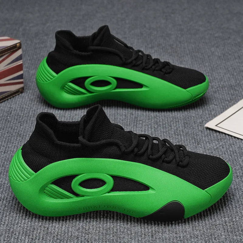 2025 zapatos de malla con estilo para Hombre, cómodos zapatos informales transpirables para Hombre, nuevas Zapatillas sin cordones para Hombre, Zapatillas planas para Hombre