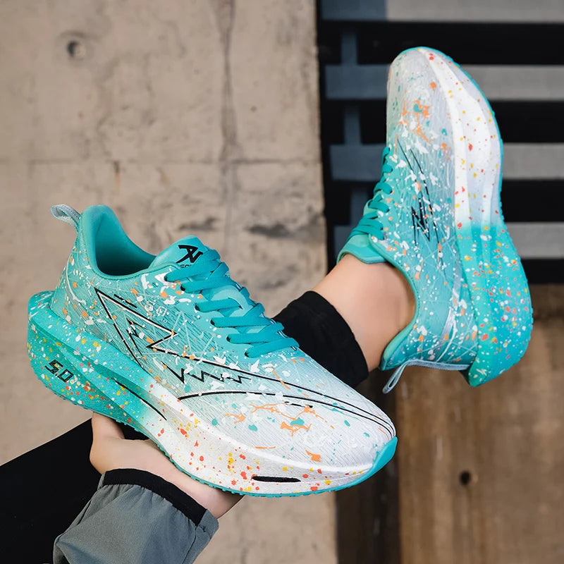 Starlight Speed Running Yoga Shoes with Full Carbon Plate, High Elasticity, Cushioning, Exclusive for Night Running, Non-Slip