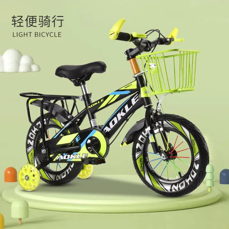 Bicicletas para niños, bicicletas con estructura de acero al carbono de 12-18 pulgadas para niños de 2 a 10 años, pueden andar en bicicleta, bicicletas para niños y niñas, nuevas
