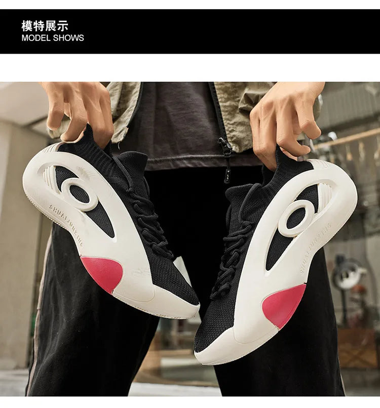 2025 zapatos de malla con estilo para Hombre, cómodos zapatos informales transpirables para Hombre, nuevas Zapatillas sin cordones para Hombre, Zapatillas planas para Hombre