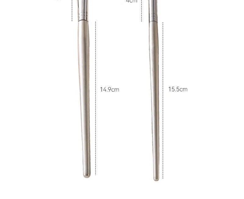 Pincel para Contorno de Nariz, Pincel Plano para Contorno de Nariz, Pincel Angulado para Maquillaje de Contorno, Pincel de Pelo Natural Angulado para Difuminar Sombras