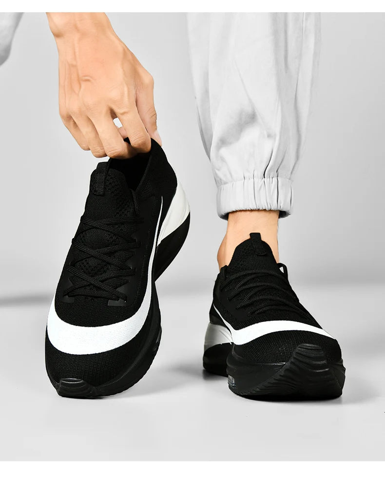 Zapatillas deportivas para correr con cojín de aire para hombre, transpirables, ligeras, cómodas, para entrenamiento atlético, tenis