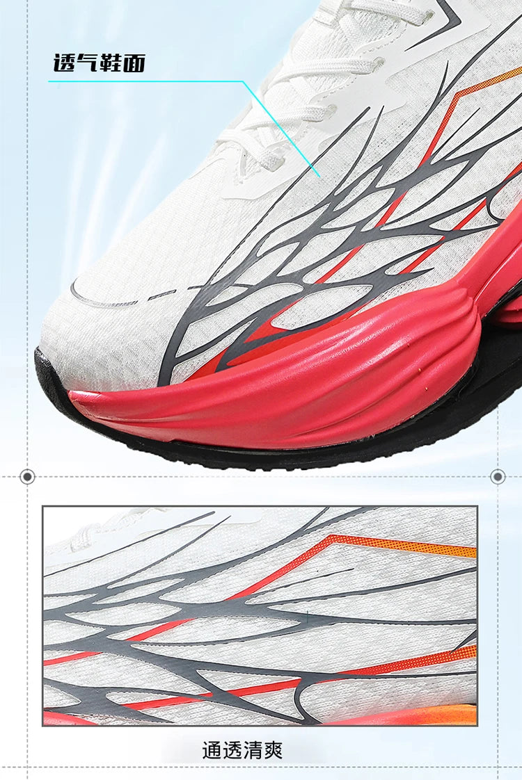 Zapatos deportivos para hombre, zapatillas de deporte para mujer, zapatillas para correr con placa de carbono para maratón, zapatos de entrenamiento de atletismo ligeros que absorben los golpes