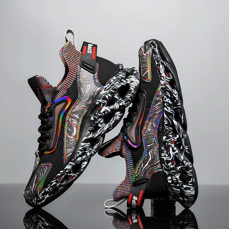 Zapatos de hombre, zapatillas de deporte informales para hombre, tenis, zapatos de lujo, zapatos de entrenamiento para carreras, zapatos transpirables, mocasines de moda, zapatos para correr para hombre