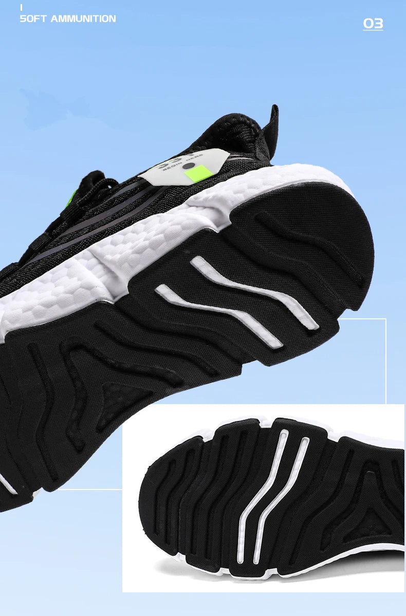 2025 zapatos para hombre, zapatillas transpirables para correr para hombre, zapatos de malla cómodos y ligeros para exteriores, zapatillas para caminar Unisex para mujer