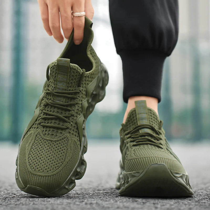 Zapatos de hombre, zapatillas de deporte informales para hombre, tenis, zapatos de lujo, zapatos de entrenamiento para carreras, zapatos transpirables, mocasines de moda, zapatos para correr para hombre