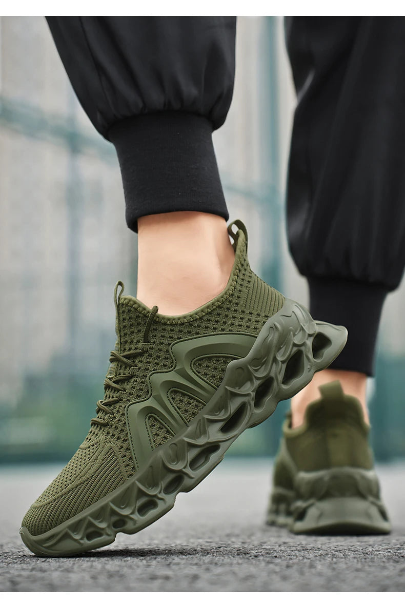 Zapatos de hombre, zapatillas de deporte informales para hombre, tenis, zapatos de lujo, zapatos de entrenamiento para carreras, zapatos transpirables, mocasines de moda, zapatos para correr para hombre