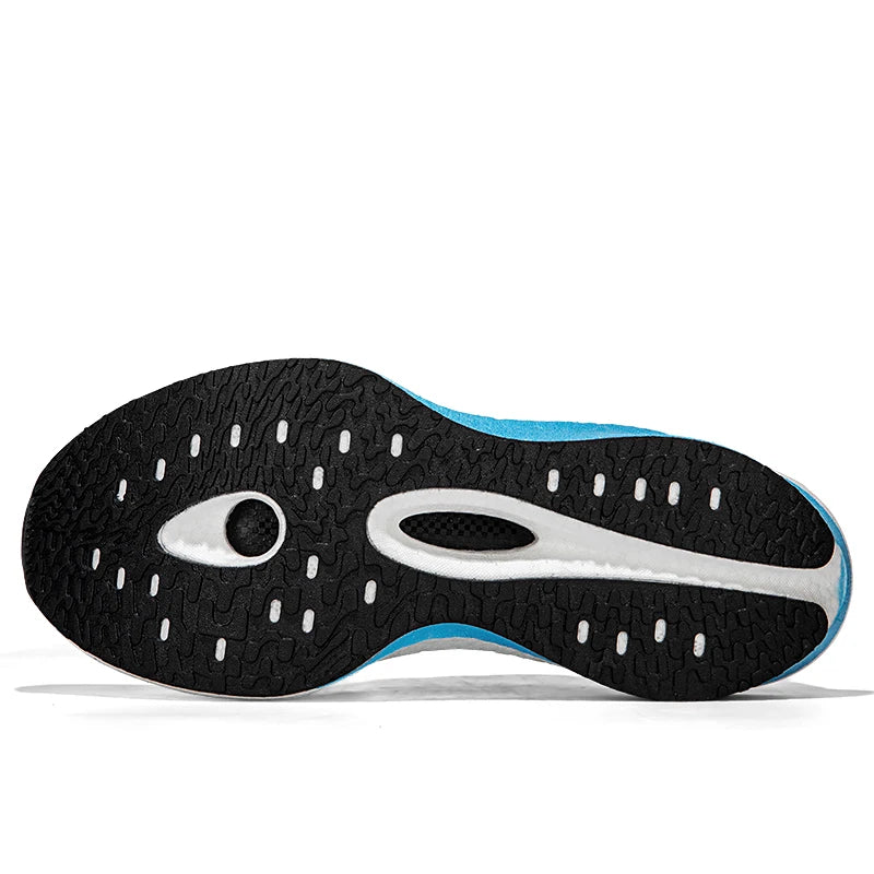 Zapatillas para correr para hombre, zapatillas deportivas para maratón con placa de carbono, transpirables, ligeras, cómodas, antideslizantes, deportivas especiales para mujer