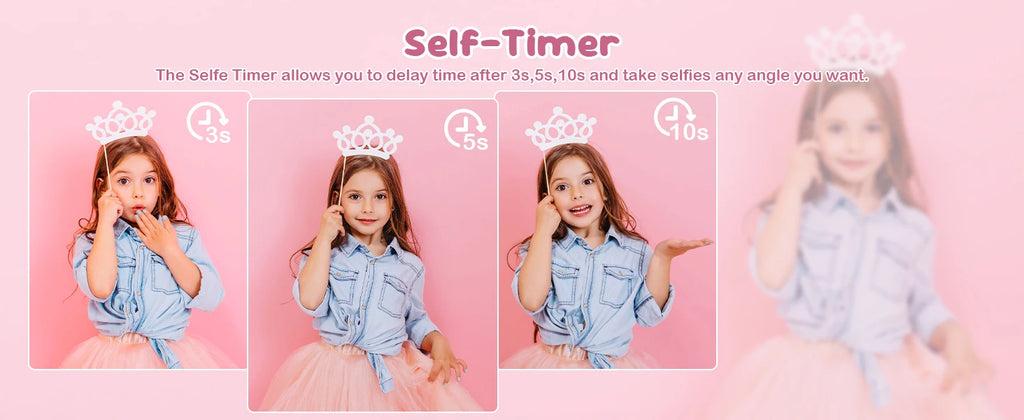 Cámara Digital para Niños 48MP – Doble Lente, Video 1080P, Zoom 16x, Juegos, Batería 600mAh