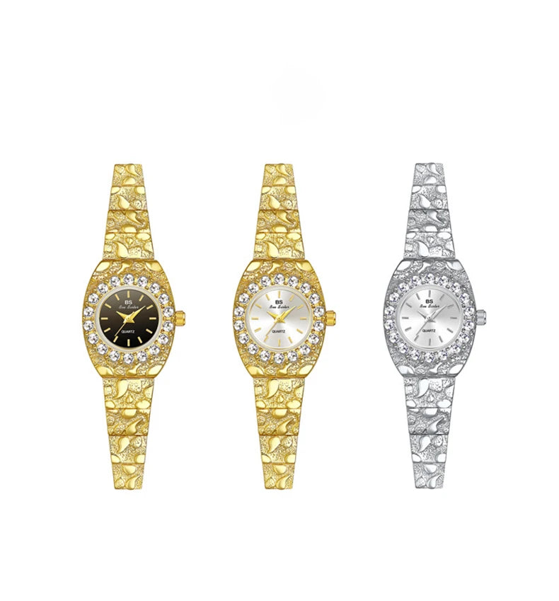 Relojes Bee Sister para mujer, novia, relojes de cuarzo para mujer, nicho de lujo, resistente al agua, reloj de pulsera elegante para mujer
