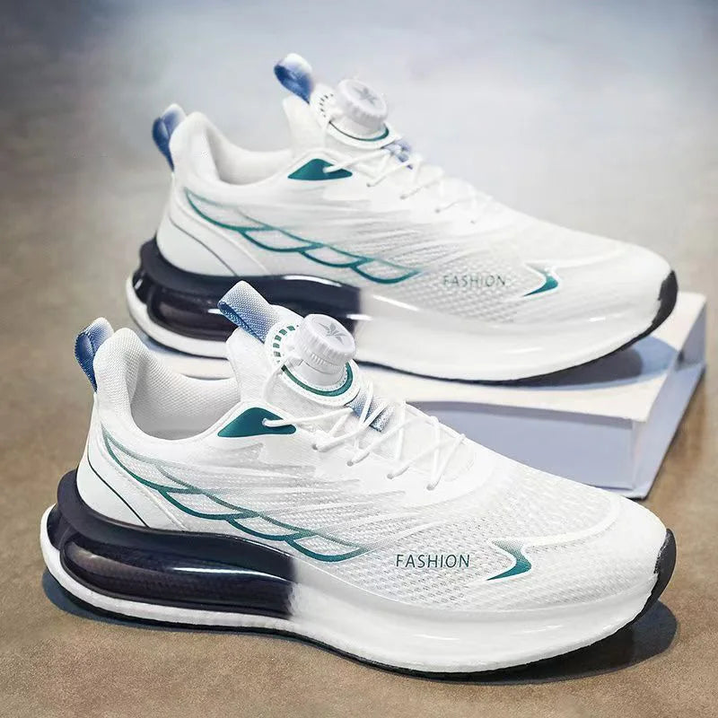 Zapatillas Deportivas Transpirables de Malla para Hombre, Primavera 2026, con Amortiguación, Calzado Casual Urbano a la Moda