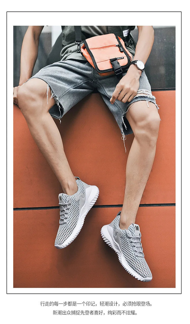 Zapatillas de Verano 2026 para Hombre, Mocasines Transpirables de Malla, Zapatos Casuales Cómodos para Caminar, Zapatillas Deportivas para Correr