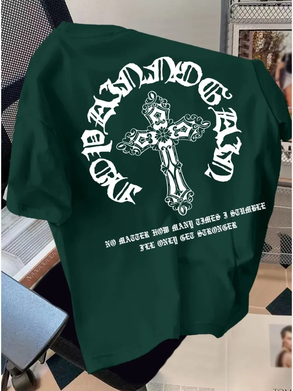 Camiseta de Hombre de Gran Tamaño con Estampado 3D Estilo Americano de Verano, de Secado Rápido y Transpirable, Adecuada para Uso Diario