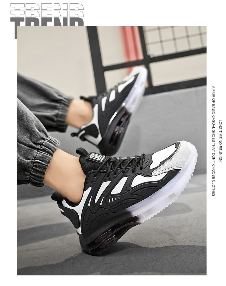 Zapatillas De deporte para hombre, zapatos De malla para caminar para hombre, zapatos De tenis con cordones para aumentar la altura, zapatos duraderos para hombre, Zapatillas De Deporte De alta calidad