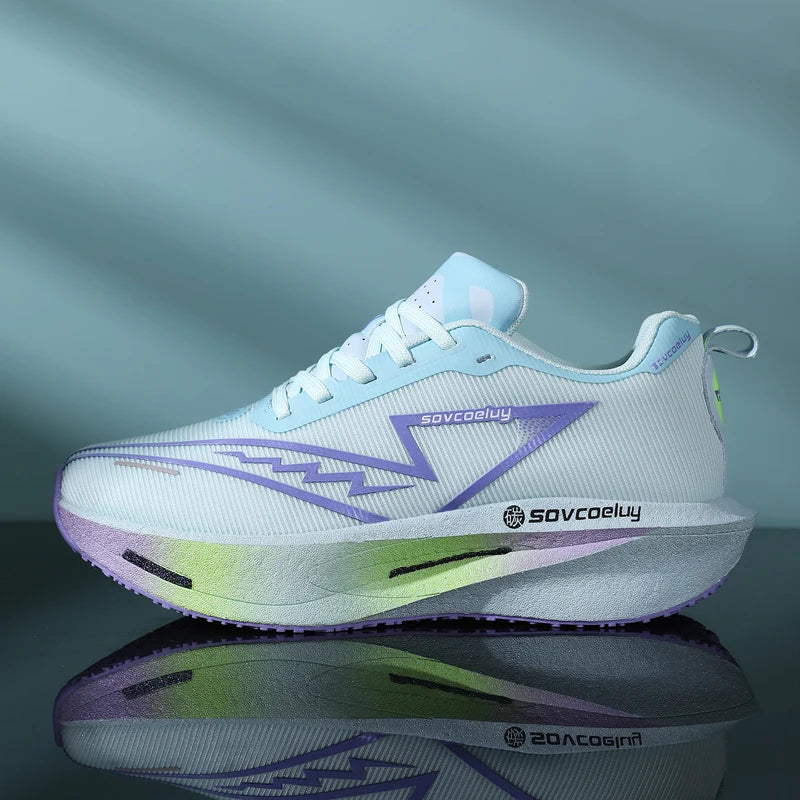 Zapatos Deportivos para Hombre, Transpirables, Versátiles, con Placa de Carbono que Absorbe Impactos, Zapatos Casuales Deportivos para Parejas