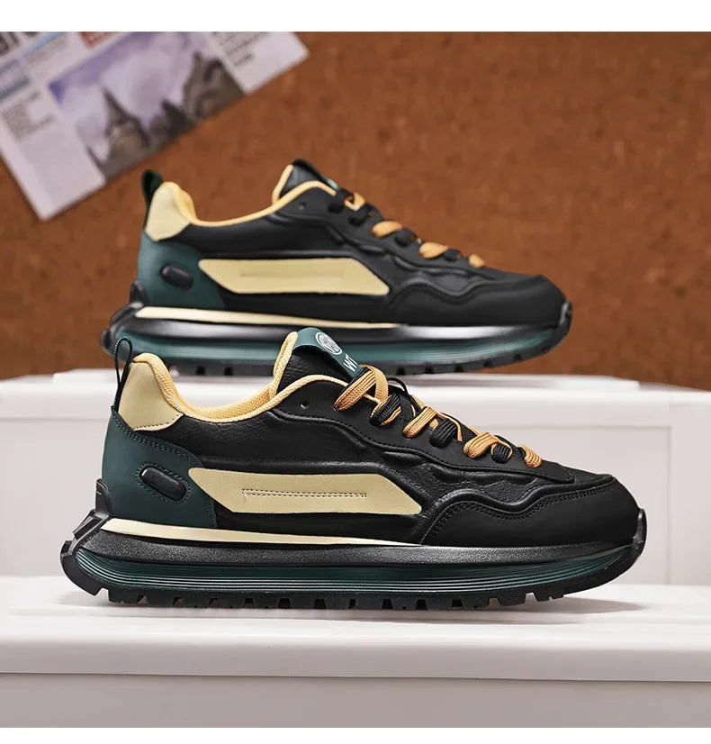 Zapatillas Deportivas Transpirables para Hombre, Primavera 2026, con Suela Suave Antideslizante, Blancas, Modernas, Estilo Casual
