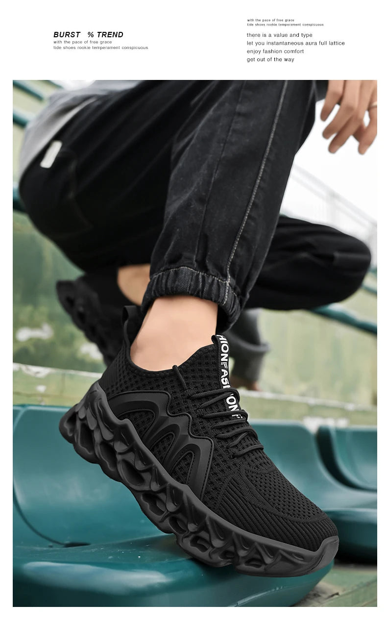 Zapatos de hombre, zapatillas de deporte informales para hombre, tenis, zapatos de lujo, zapatos de entrenamiento para carreras, zapatos transpirables, mocasines de moda, zapatos para correr para hombre