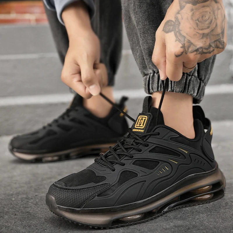 Zapatillas De deporte para hombre, zapatos De malla para caminar para hombre, zapatos De tenis con cordones para aumentar la altura, zapatos duraderos para hombre, Zapatillas De Deporte De alta calidad
