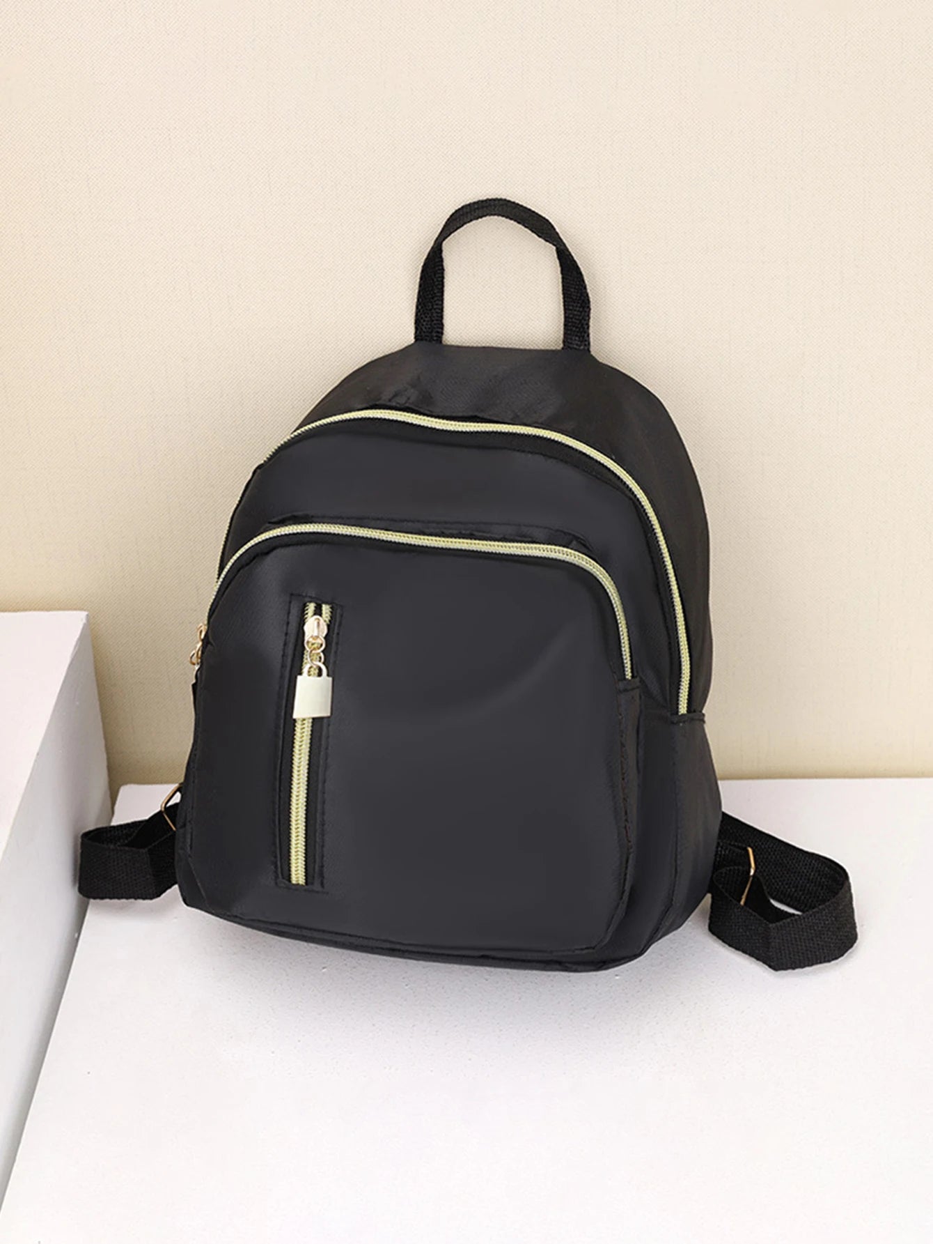 Mochila informal de moda para mujer, bolso de viaje diario pequeño y ligero para la universidad, viajes al aire libre, lindo bolso de hombro para todos los días