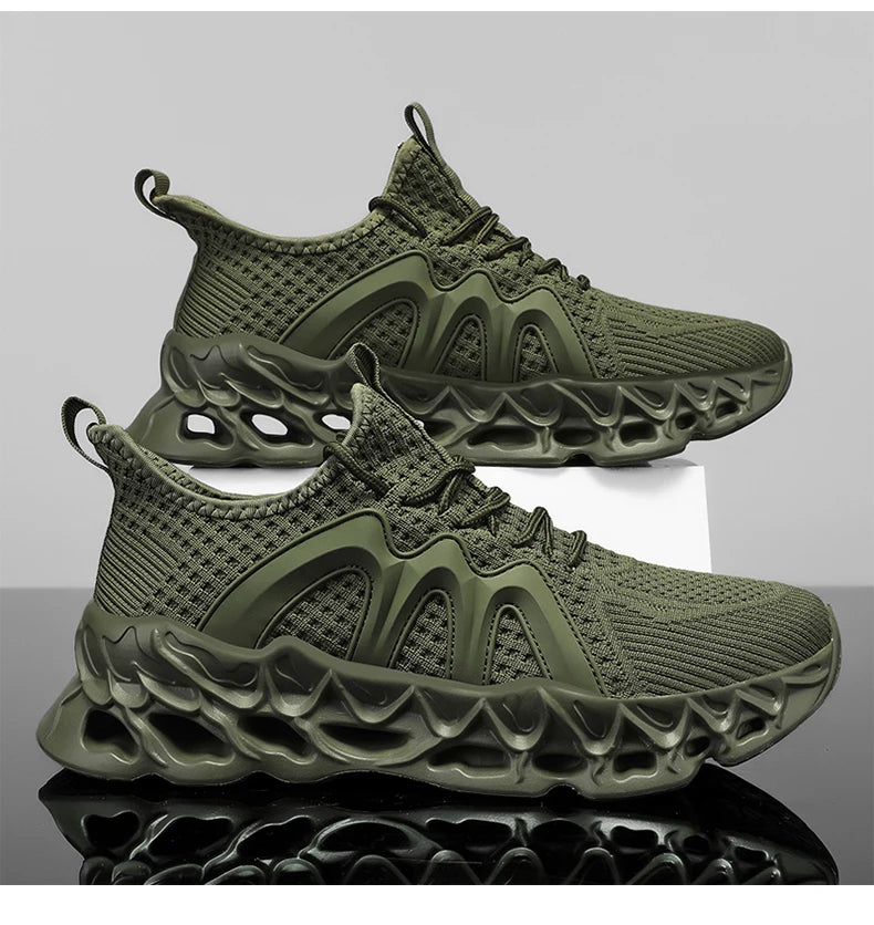 Zapatos de hombre, zapatillas de deporte informales para hombre, tenis, zapatos de lujo, zapatos de entrenamiento para carreras, zapatos transpirables, mocasines de moda, zapatos para correr para hombre