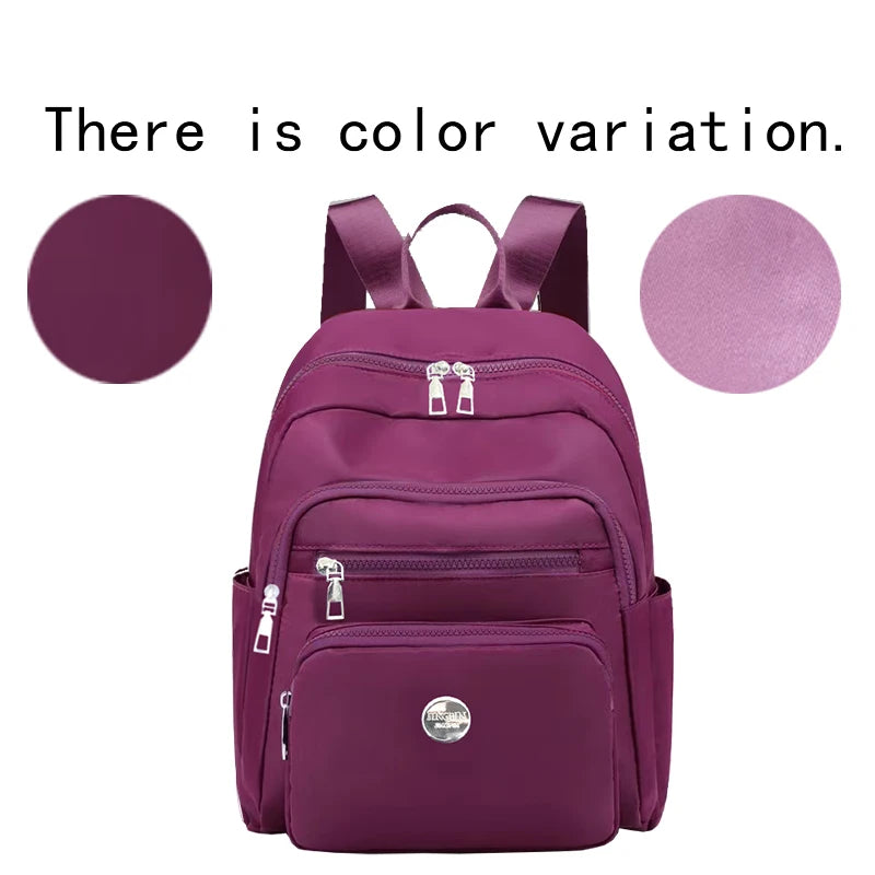 Bolso de doble hombro de nailon de estilo neutro para hombres y mujeres, adecuado para viajes de negocios, varios colores disponibles.