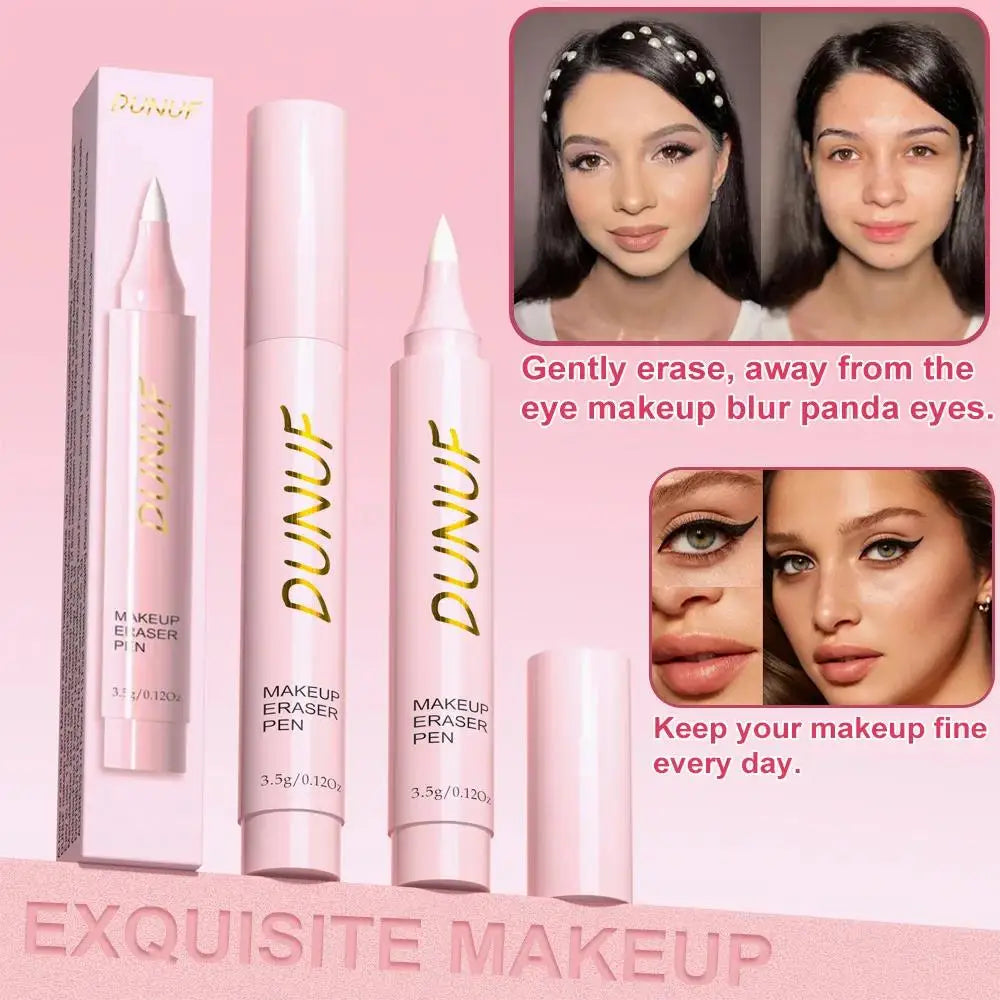 Lápiz de borrador de maquillaje, lápiz eliminador suave para labios, ojos, cara, herramienta de limpieza de poros, cuidado de la piel, debe tener fórmula sin tirar
