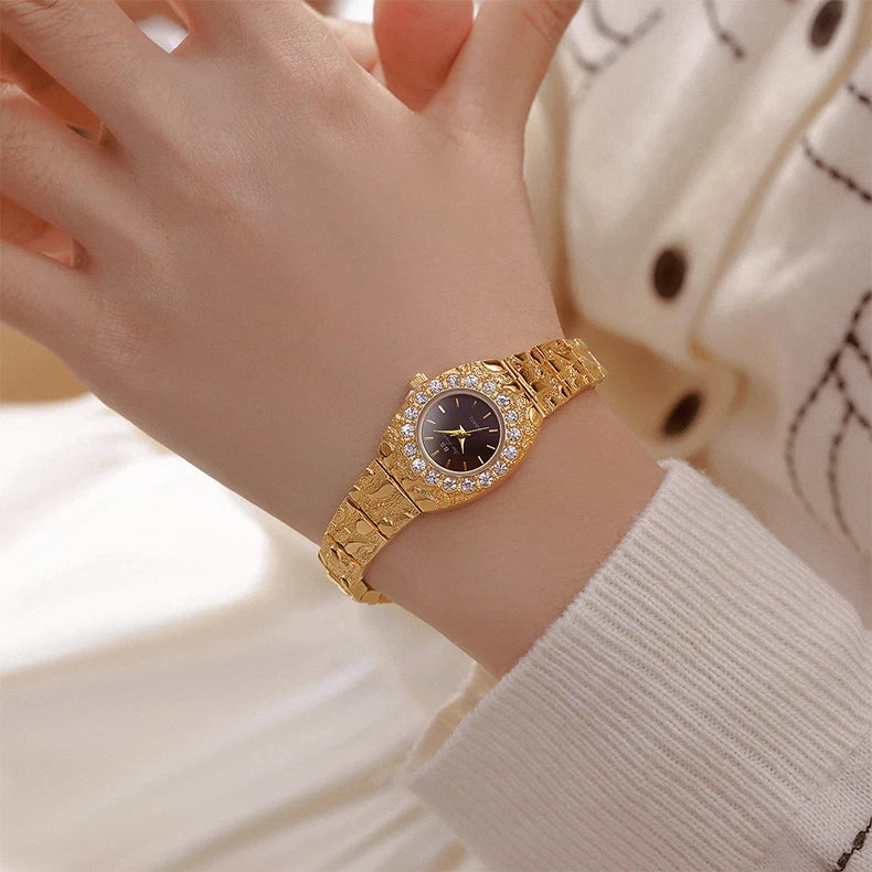 Relojes Bee Sister para mujer, novia, relojes de cuarzo para mujer, nicho de lujo, resistente al agua, reloj de pulsera elegante para mujer