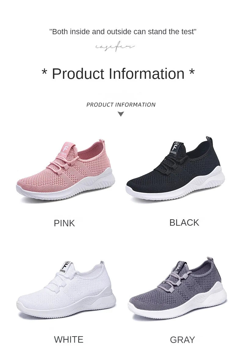 Zapatillas Deportivas para Mujer 2026, Transpirables, de Malla, para Caminar, Cómodas, Casuales y a la Moda