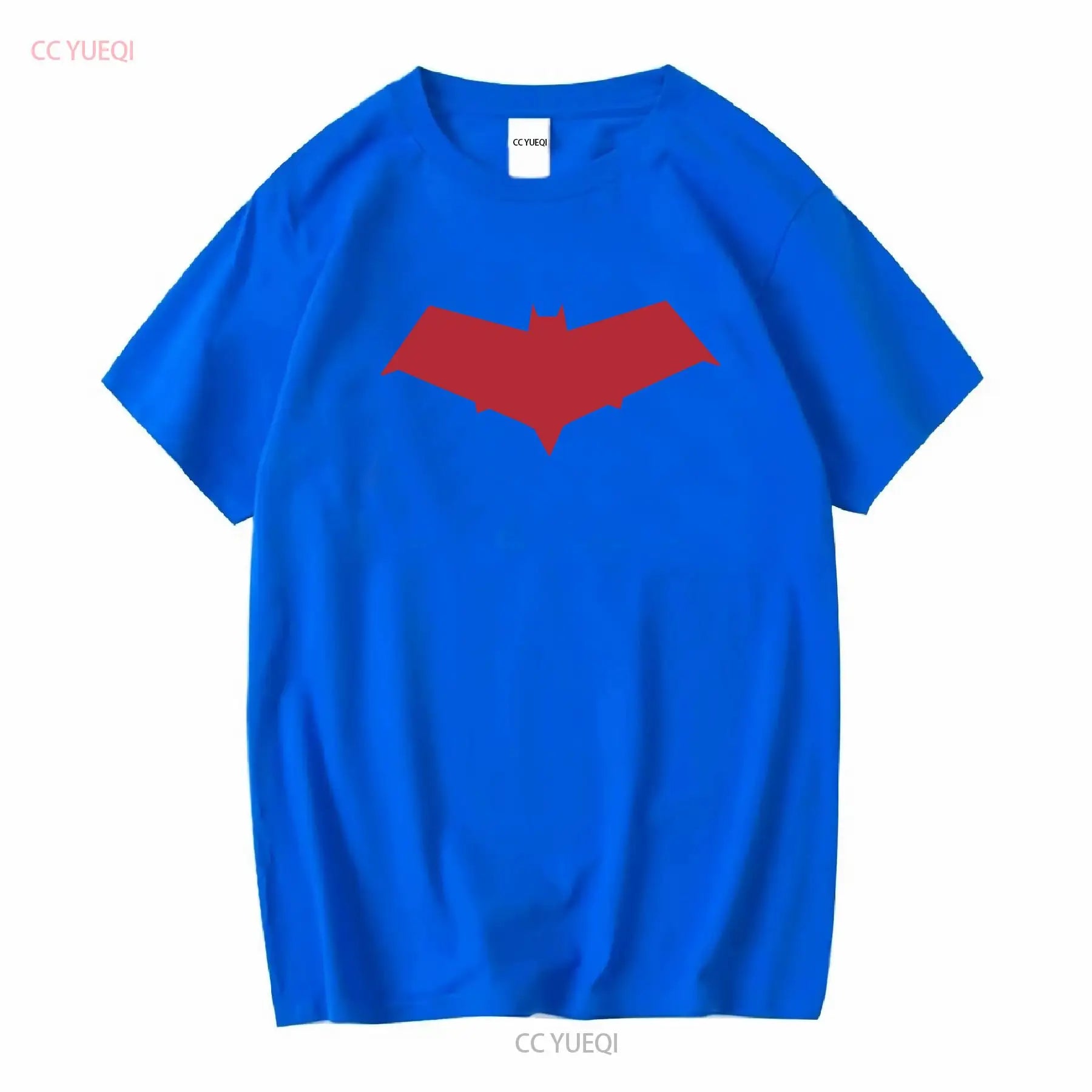 Camiseta con símbolo de capucha roja Jason Todd, camiseta negra de manga larga o corta, vintage, lavada, Unisex, moda para hombre, informal ligeramente transpirable