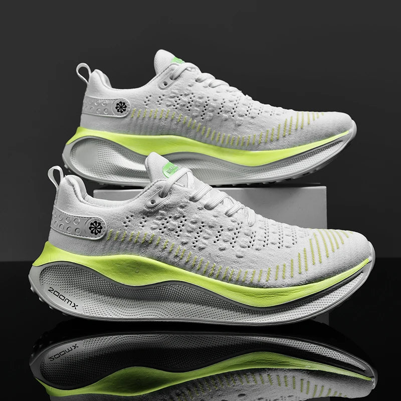 Nuevos zapatos para correr para hombre, zapatos deportivos informales de lujo, zapatos para correr, cómodos para caminar, zapatillas de moda, ligeras y transpirables