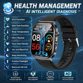 Nuevo Reloj Inteligente de Salud Nivel Hospitalario 2026 con Medición de Grasa Corporal, ECG, Oxígeno en Sangre, Presión Arterial, Pantalla AMOLED HD, Llamadas y Funciones Deportivas para Hombre