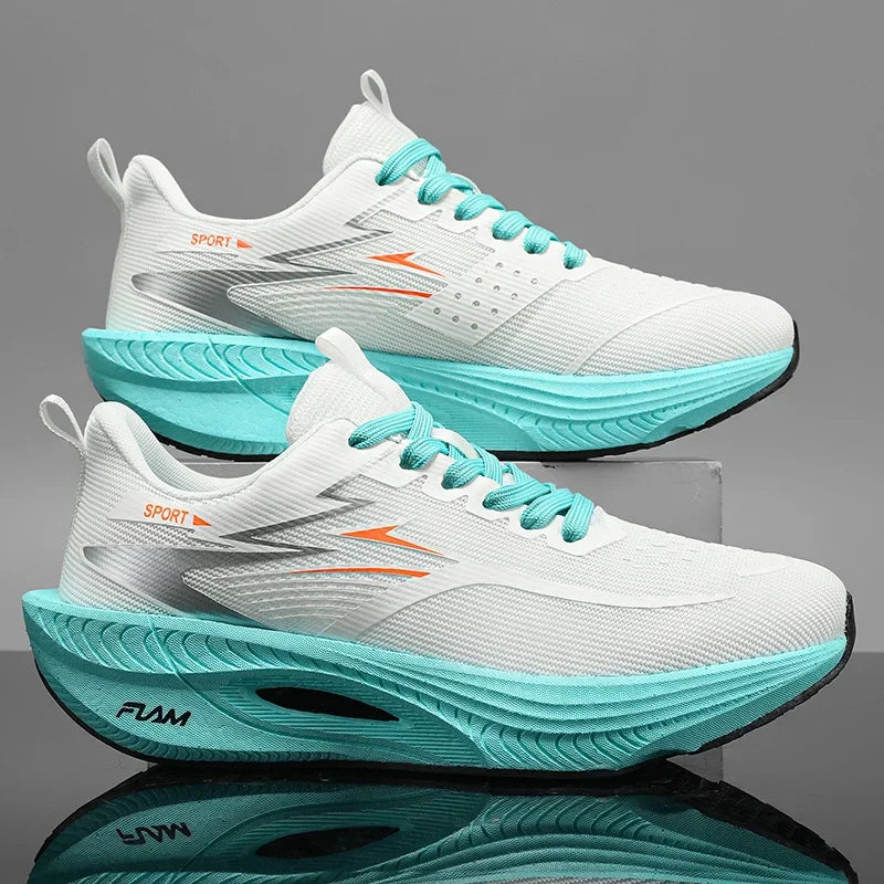 Zapatillas deportivas para hombre, zapatillas informales para maratón, transpirables, ligeras, cómodas, atléticas, antideslizantes, para caminar al aire libre