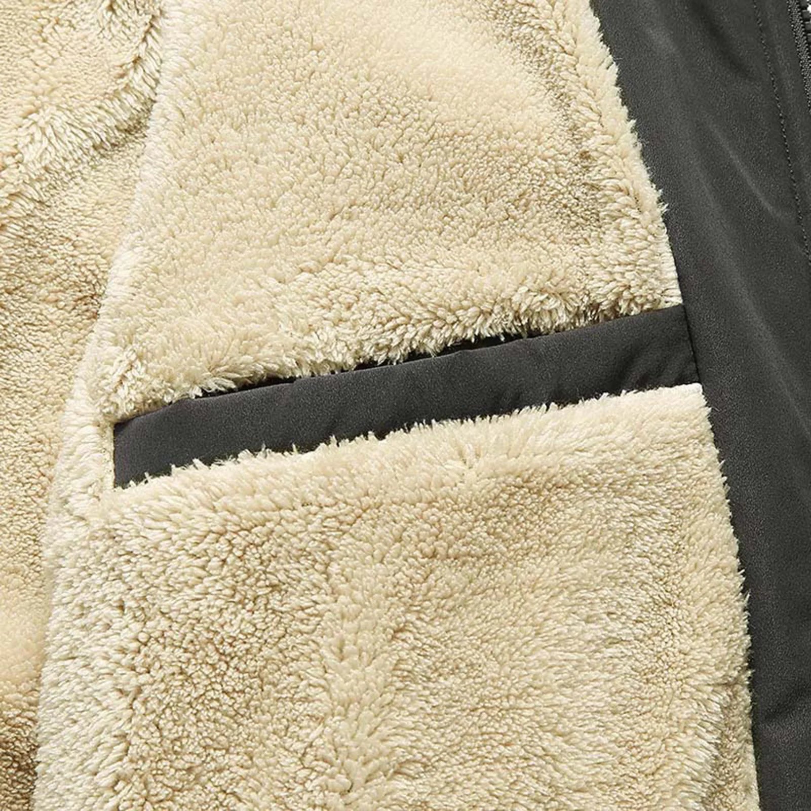 Chaqueta de mezclilla gruesa para hombre, abrigo de terciopelo, Parkas de piel, forro polar interior, invierno y otoño
