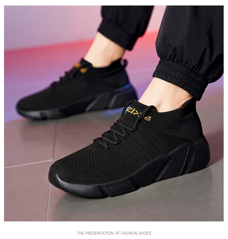 Zapatillas de deporte para hombre, zapatos para mujer, calcetines de tendencia de tenis, zapatos para caminar, mocasines, transpirables, informales, para correr, verano, verde, talla grande 35-47