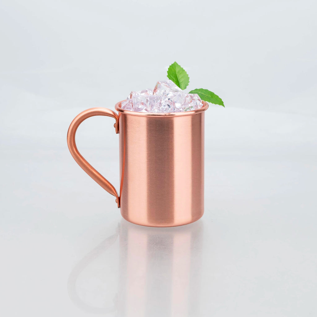 Nuevas tazas 100% cobre puro, tazas Moscow Mule de cobre puro sólido, tazas de cóctel de 400 ml, tazas para cerveza, leche y otras bebidas.
