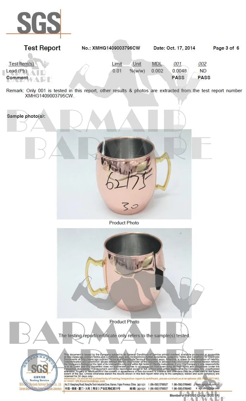 Juego de 8 Tazas de Cobre Martillado para Moscow Mule - Tazas de Acero Inoxidable para Servir Cerveza, Vino, Café y Cócteles