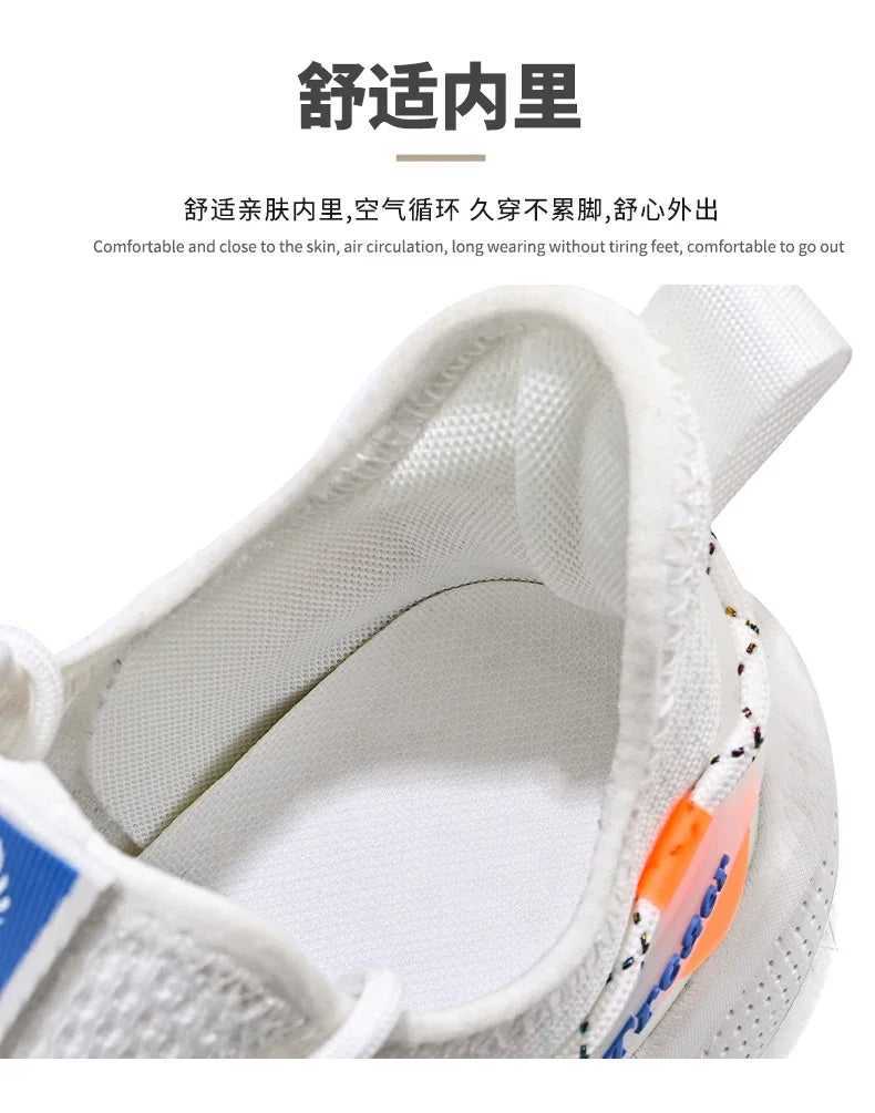 Zapatillas de deporte para hombre, zapatillas para correr de alta calidad con zapato de palomitas de maíz, cómodas zapatillas Unisex para correr, caminar, tenis informales, transpirables y ligeras