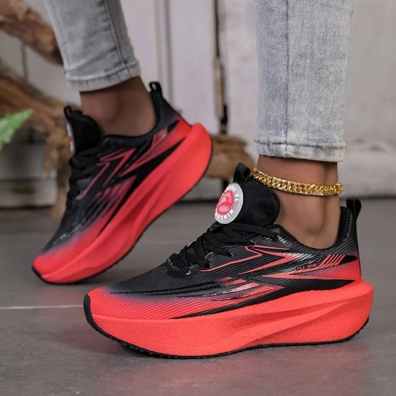 Zapatillas deportivas para correr, informales, para maratón, transpirables, ligeras, cómodas, atléticas, antideslizantes, para caminar al aire libre
